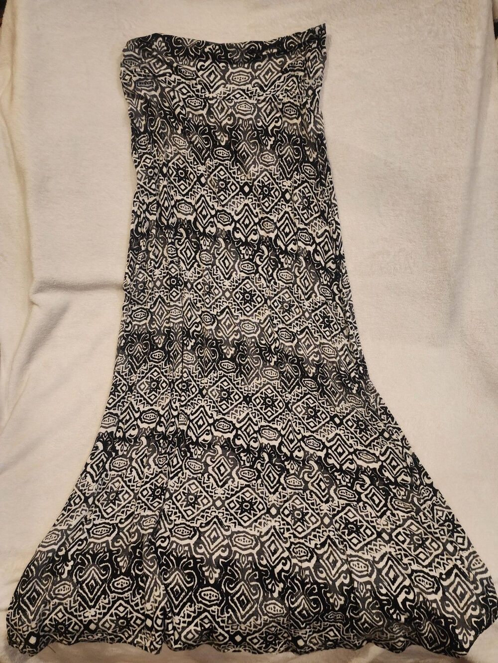 American Rag Cie Long Skirt  Maxi Knit Fabric Stretch Womens L